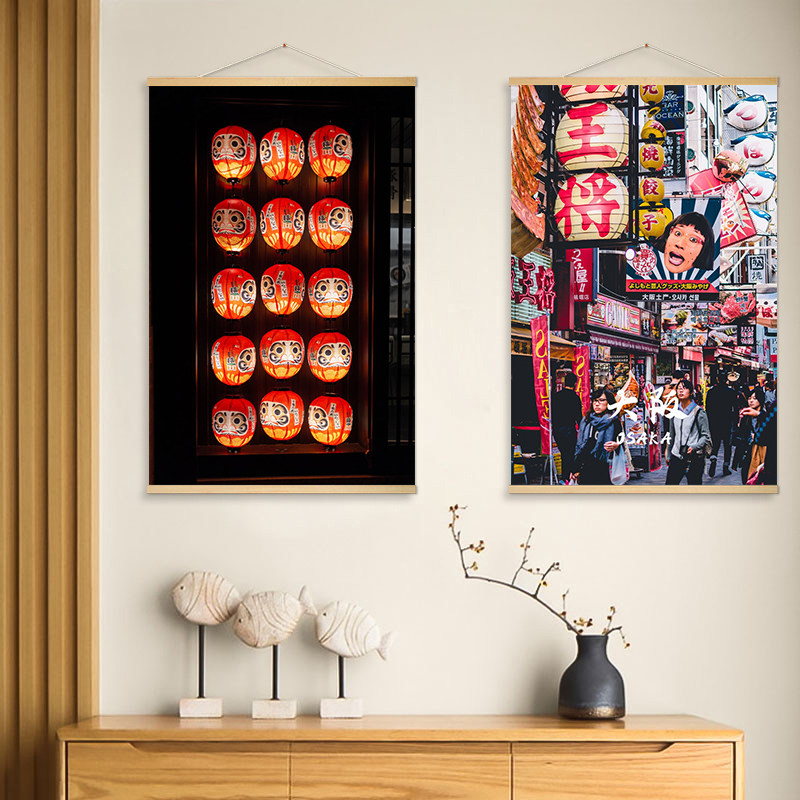 日本の街並みの布絵、居酒屋の掛軸、東京大阪の風景画、装飾画 - Japanese Tokyo Lifestyle のレビューと価格
